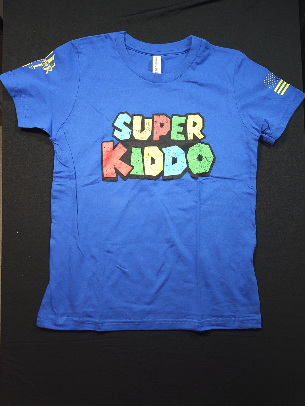 Bella Canvas Royal Blue Kids Tee with Tag